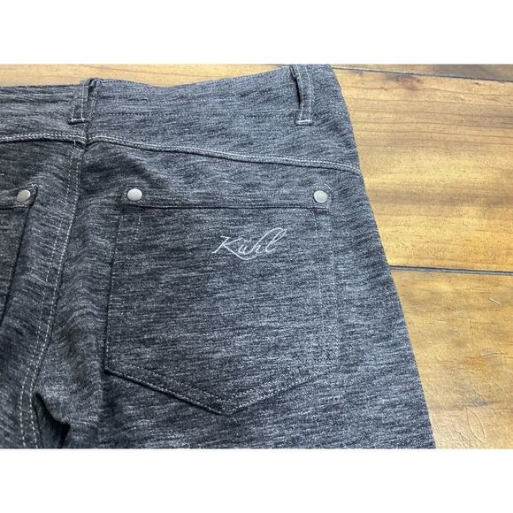 Kuhl Mova Straight Leg Athletic Charcoal Gray Pull On Pants Women’s Size 2R - Picture 7 of 10